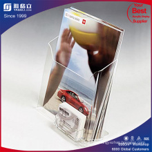 Yageli Transparent Plexiglass Acrylic Pocket Brochure Display Holder